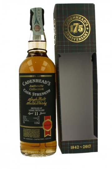 LEDAIG 11 Years old 2005 2017 70cl 61.8% Cadenhead's - Authentic Collection