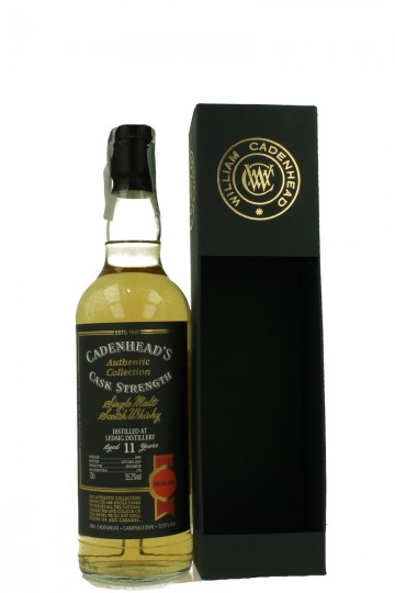 LEDAIG 11 Years old 2008 2019 70cl 55.2% Cadenhead's - Authentic Collection