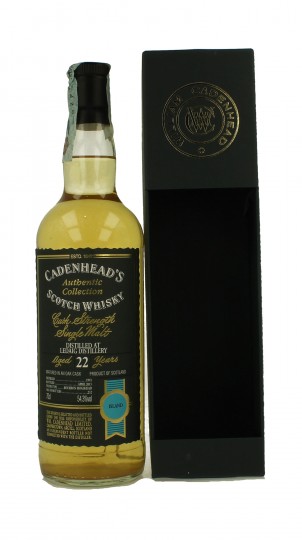 LEDAIG 22 Years old 1993 2015 70cl 54.3% Cadenhead's - Authentic Collection