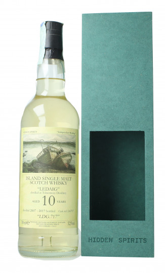 Ledaig Island Scotch Whisky 10 year old 2007 2017 70cl 52.5% Hidden Spirits -