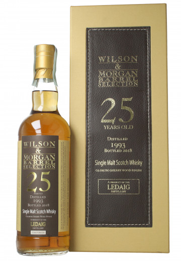 Ledaig Island Scotch Whisky 25 year old 1993 2018 70cl 51% Wilson & Morgan  - Sherry Oloroso #269-270