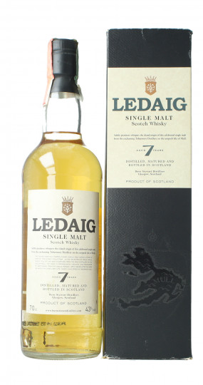 Ledaig Island Scotch Whisky 7 year old Bot in The 90's early 2000 70cl 43%