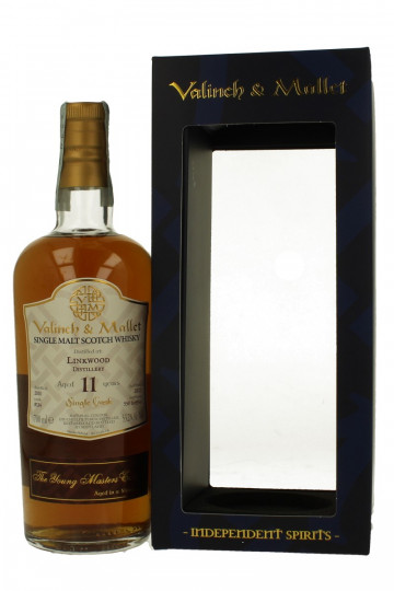 LINKWODD 11  Years  Old 2010 2022 70cl 53.2 % Valinch & Mallet cask 134- 550bts