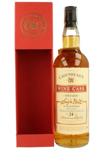 LINKWODD  24yo 1989  2014 70cl   52.8% Cadenhead's - Wine cask