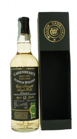 LINKWOOD 12 years old 2001 2013 70cl 57% Cadenhead's - Authentic Collection