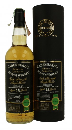 LINKWOOD 15 years old 1989 2005 70cl 53.5% Cadenhead's - Authentic Collection