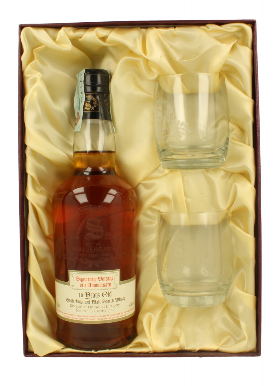 LINKWOOD 1988 1998 70cl 43% Signatory - 10th Anniversary