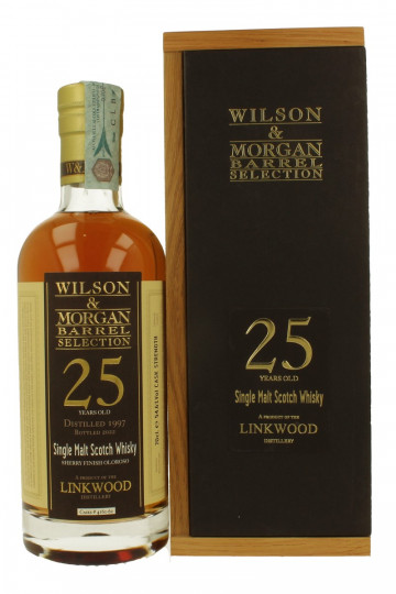 LINKWOOD 25 Years Old 1997 2022 70cl 54.6% Wilson & Morgan Sherry finish Oloroso