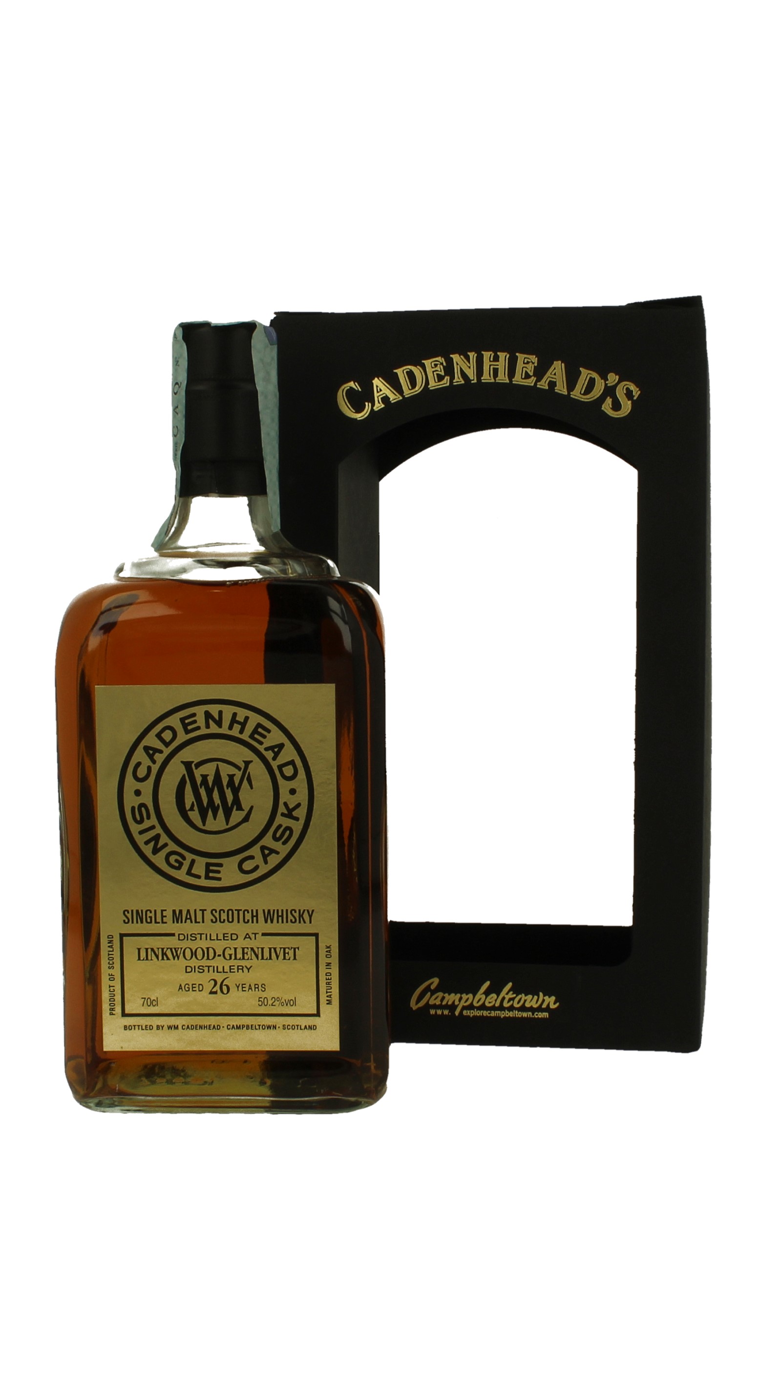 LINKWOOD 26 years old 1989 2015 70cl 50.2% Cadenhead's - Single