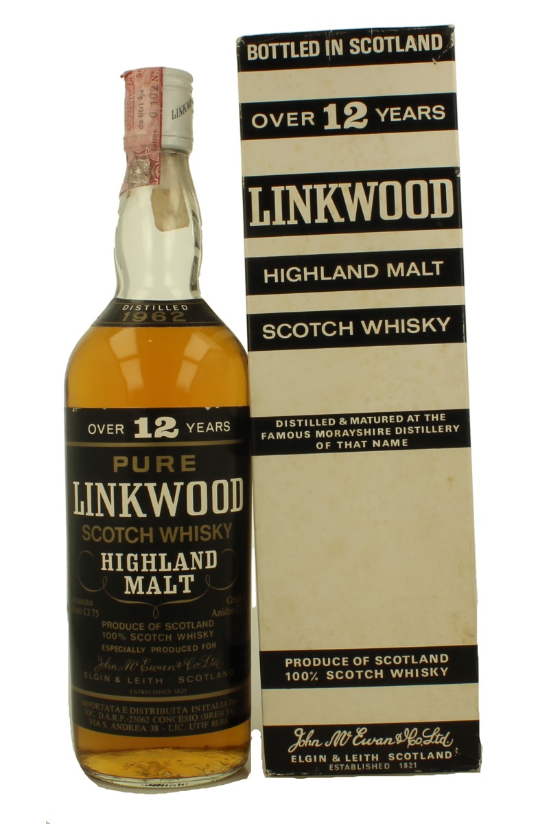 Linkwood Speyside Scotch Whisky 12 Year old 1962 75cl 43% OB