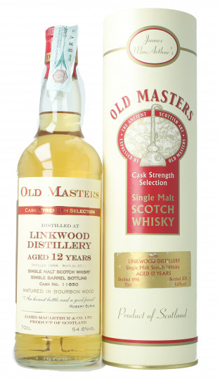 Linkwood Speyside  Scotch Whisky 12 year old 1998 2011 70cl 46% JAMES MACARTHUR'S