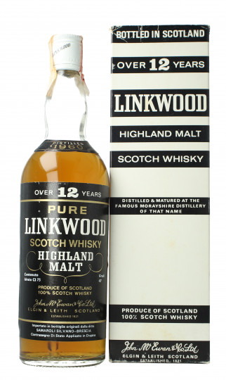 Linkwood Speyside  Scotch Whisky 12 year old yo 1960 75cl 43% Ob- Samaroli Import