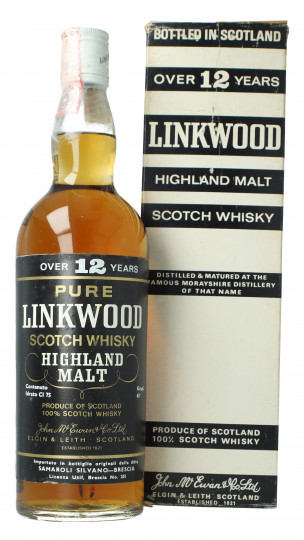 Linkwood Speyside  Scotch Whisky 12 year old yo 75cl 43% SAMAROLI Import