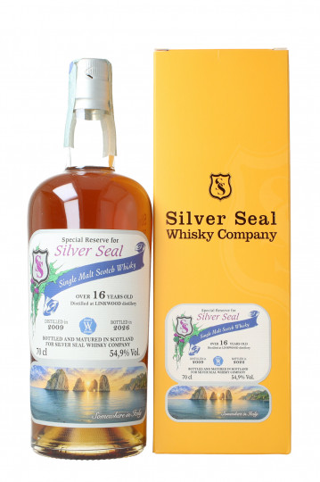 Linkwood Speyside  Scotch Whisky 16 years Old 2009 2026 70cl 54.9% SILVER SEAL- Single Cask Ex Caol Ila cask