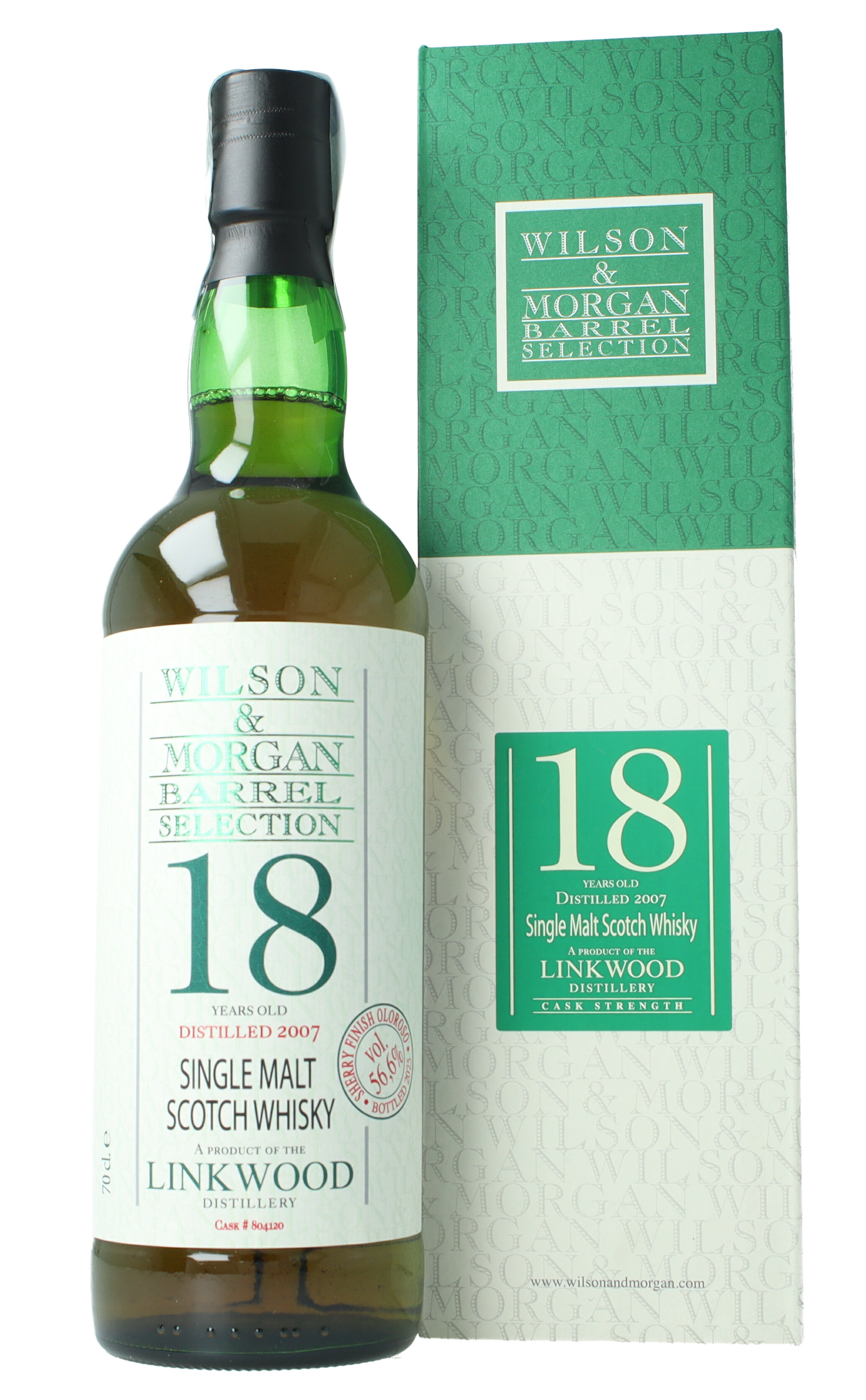 Linkwood Speyside Scotch Whisky 18 years old 2007 2025 70cl 56.6