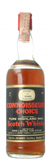 Linkwood Speyside  Scotch Whisky 37  Year old 1939 75cl 43% Gordon MacPhail  -Connoisseurs Choice Black Label low level