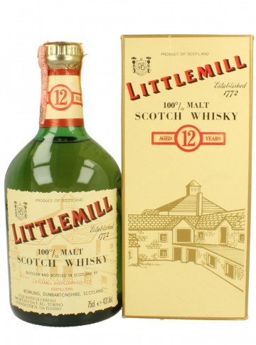 LITTLEMILL 12YO 75CL 43% DUMPY
