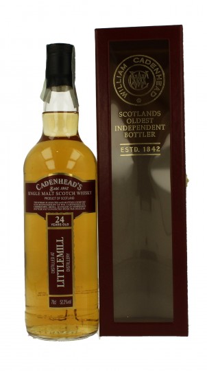 LITTLEMILL 24 years old 1992 2016 70cl 52.2% Cadenhead's - Authentic Collection