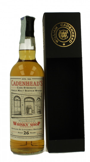 LITTLEMILL 26 years old 1992 2018 70cl 50.9% Cadenhead's - Whisky Shop Aberdeen