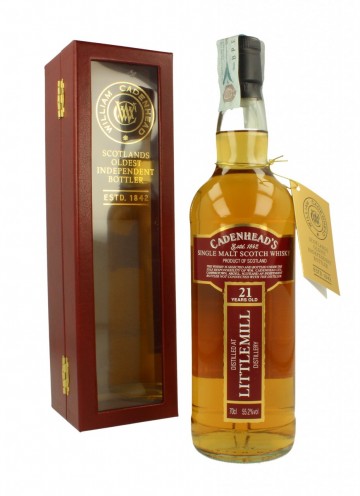 LITTLEMILL CADENHEAD'S 21YO 1991 2012 70CL 55,2% 192 BOTTLES