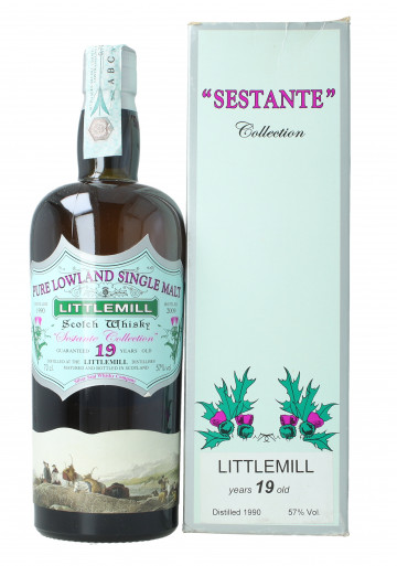LITTLEMILL Lowland Scotch Whisky 19 year old 1990 70cl 57% Silver Seal  -