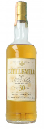 LITTLEMILL Lowland Scotch Whisky 30 year old 70cl 40% OB-