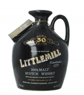LITTLEMILL Lowland Scotch Whisky 30 year old 75cl 53.5% OB-  one of the most rare bottle in the world kg 1,350