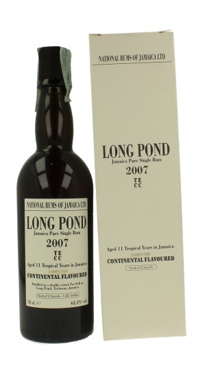 LONG POND 11yo 2007 2018 70cl 62.5% Velier Continental Flavoured Rum