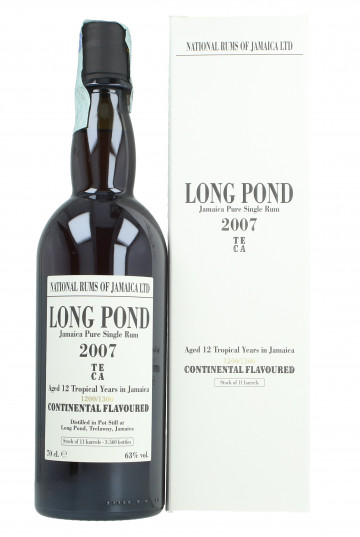 Long Pond Jamaica Rum 12 Year Old 2007 70cl 63% Velier -