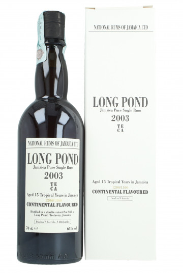 Long Pond Jamaica Rum 15 Year Old 2003 70cl 63% Velier -