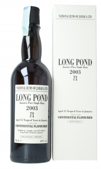 Long Pond Jamaica Rum 15 Year Old 2003 70cl 63% Velier - Teca