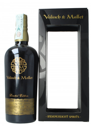 Long Pond Jamaica Rum 15 year old 2005 2020 70cl 56.8% Valinch & Mallet