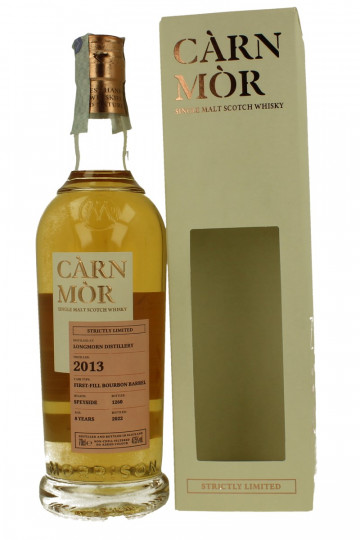 LONGMORN 8  Years  Old 2013 2022 70cl 47.5 % Carn Mor Limited Edition -1260 Bts
