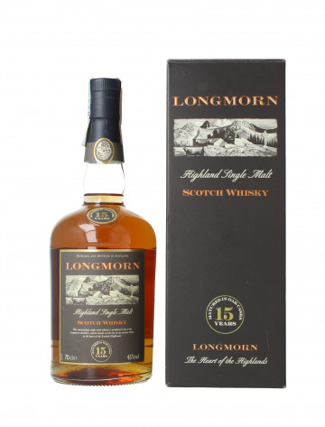 Longmorn Speyside Scotch Whisky 15 years old Bot in The 90's early 2000 70cl 45% OB-