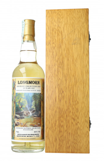 Longmorn  Speyside  Scotch Whisky 26 year old 1990 2016 70cl 46% High Spirits -Whisky for you