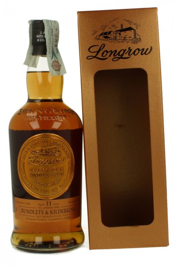LONGROW 11 years old 2001 2013 70cl 51.7% OB  -Rundlets and Kilderkins