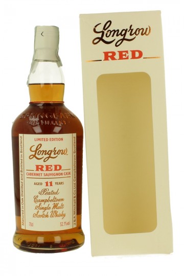 LONGROW 11 years 70cl 52.1% OB -RED -Cabernet Cask Products - Whisky Antique, Whisky & Spirits