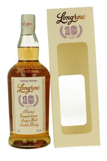 LONGROW 18 years old 70cl 46% OB  -2016 Edition