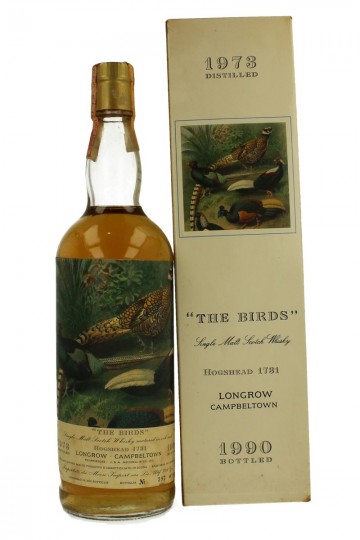 LONGROW 1973 1990 75cl 46% MOON IMPORT THE BIRDS