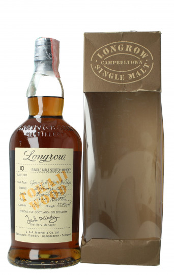 Longrow CampbelTown  Scotch whisky 10 years old 1995 70cl 55.6 % J. & A. Mitchell Tokaj Wood