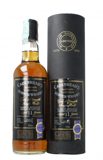 Longrow CampbelTown  Scotch whisky 11 year old 1993 2005 70cl 56.8% Cadenhead's -Authentic Collection
