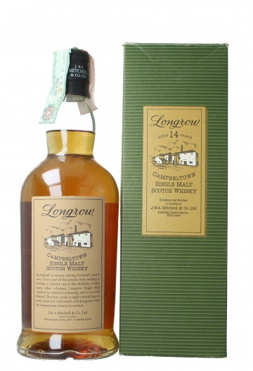 Longrow CampbelTown  Scotch whisky 14 Years Old Bot early 2000 70cl 46% OB-