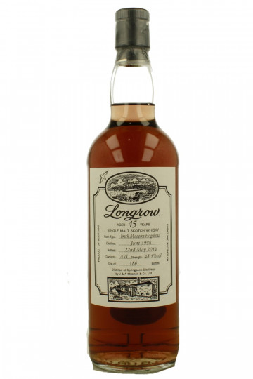 Longrow Campbeltown Scotch Whisky 15 Years Old 1998 2014 70cl 48.1% OB  -Fresh Madeira Hogshead