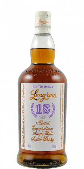 Longrow Campbeltown Scotch Whisky 18 years Old 70cl 46% OB  - 2022 Edition
