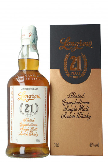 Longrow Campbeltown Scotch Whisky 21 Year Old 70cl 46% OB-