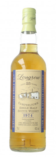 Longrow Campbeltown Scotch Whisky 25 year old 1974 70cl 46% OB-