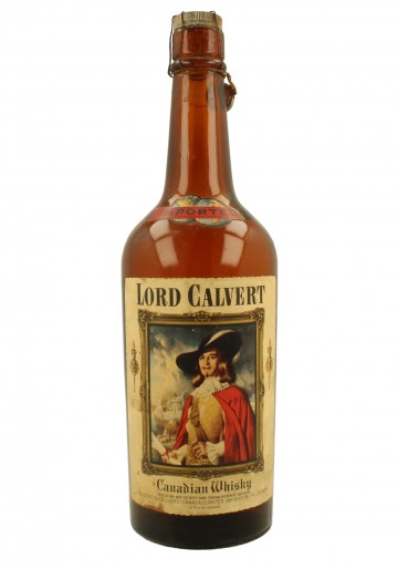 LORD CALVERT  CANADIAN  BOTTLED IN THE 50'S 75 CL 43 %