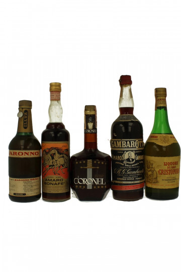 lot of  10 old Italian Liquor Mixed Bot.40/50/60's 75cl