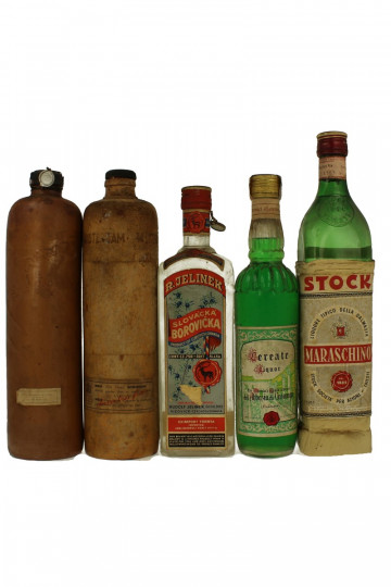 lot of  10 old Liquor Bot.40/50/60's 75cl