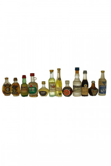 Lot of  110 Miniature old Italian Liquor Bot 60's 3cl and 5cl for check open 10 pictures